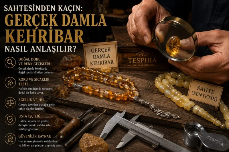 Gerçek Damla Kehribar Nasıl Anlaşılır? Sahtesinden Kaçın!