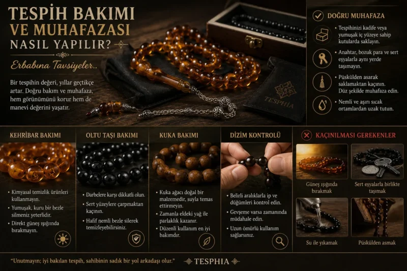 Tespih Bakımı ve Muhafazası Nasıl Yapılır? Erbabına Tavsiyeler